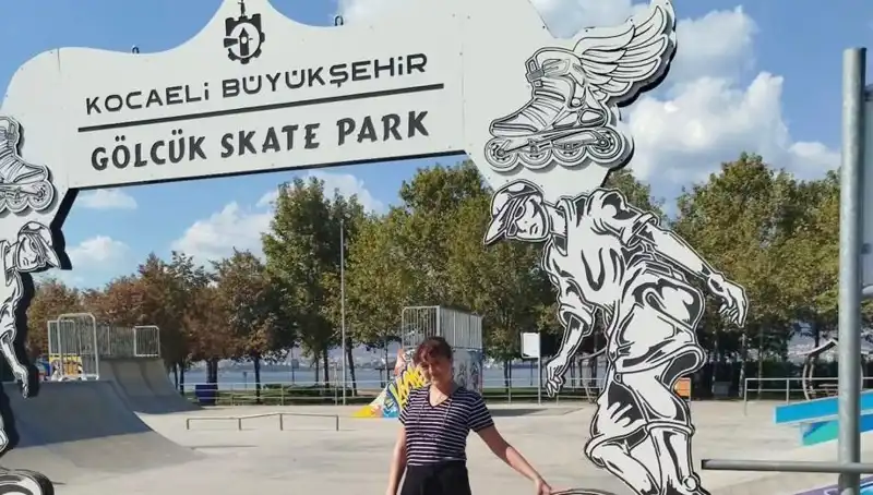 Kocaeli'deki Kaykay Parkı, Mattia Ahmet Minguzzi ile Anıldı!