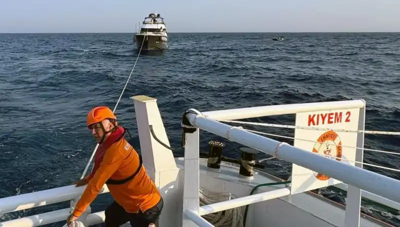 Marmaris Açıklarında Sürüklenen Tekne Dramı: Şans Eseri Kurtuluş