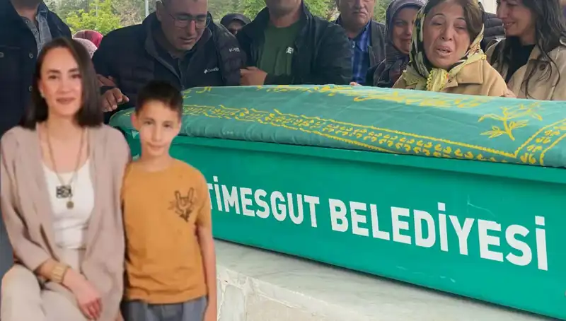 Merve Öğretmen'in Duygusal Veda Töreni: Oğluna Son Yolculuk
