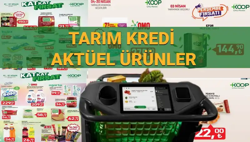 Tarım Kredi Marketleri'nde 4-7 Nisan Fırsatları: Temizlik ve Kahvaltılık Ürünlerde İndirim