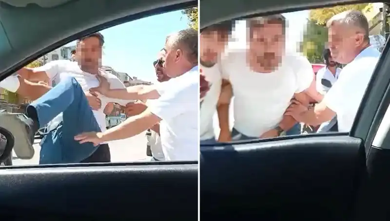 Dolmuş Şoförünün Trafikteki İnanılmaz Çılgınlığı İzleyenleri Şaşkına Çevirdi