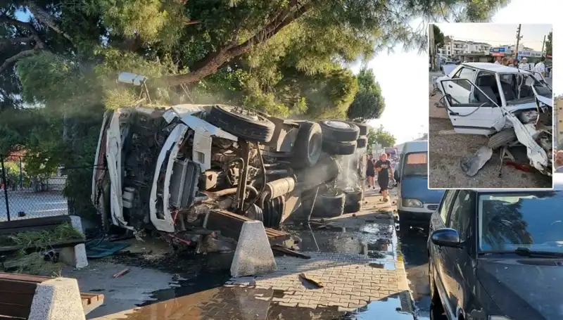 Freni Patlayan Kamyon, Trafik Işığında Feci Kazaya Yol Açtı